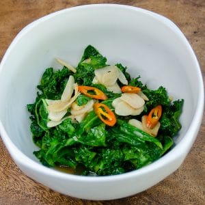 Old City Smokehouse Kale Sauted with Garlic